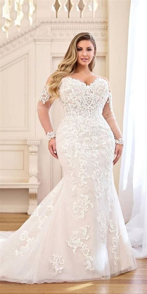 buy best wedding dress for fat girl in stock
