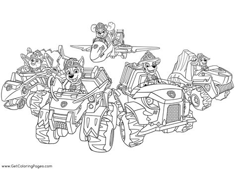 Take a look at printable paw patrol coloring pages. PAW Patrol Dino Rescue Coloring Pages Rex - Get Coloring Pages