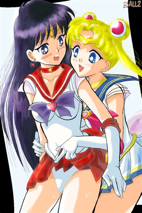 Tsukino Usagi Sailor Moon Hino Rei Sailor Mars And Super Sailor