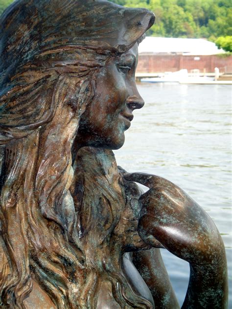 A New Bronze Mermaid Statue Was Unveiled On The Thames River In Henley