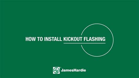 How To Install Kickout Flashing Youtube