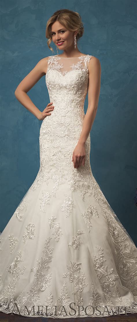 Wedding dress sleeves long sleeve wedding dream wedding dresses bridal dresses wedding gowns lace wedding backless wedding dress this way of designing wedding dresses that make my heart flutter and my day stop. Amelia Sposa Wedding Dresses 2017 Collection ...