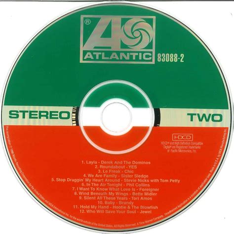 Atlantic Records 50 Years 1998 Music Compilations Record Label