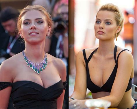 Margot Robbie Vs Scarlett Johansson Margot Robbie Scarlett Johansson