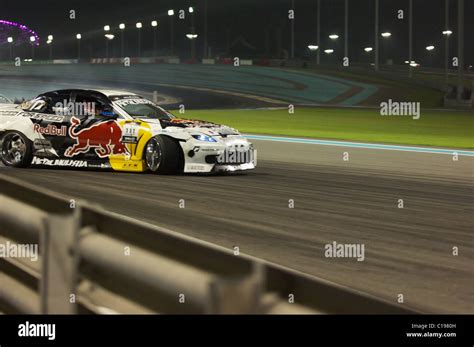 Formula Drift Yas Marina Circuit Abu Dhabi Uae Stock Photo Alamy
