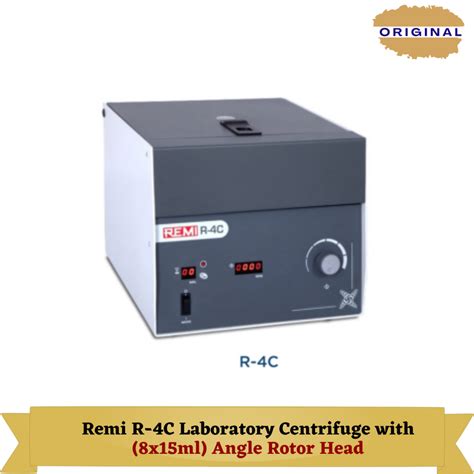 Remi R 4c Laboratory Centrifuge With 8x15ml Angle Rotor Head