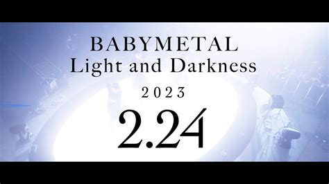 🍭 Babymetal、コンセプトalより第4弾先行配信楽曲「light And Darkness」ティーザー映像1公開！ Popn