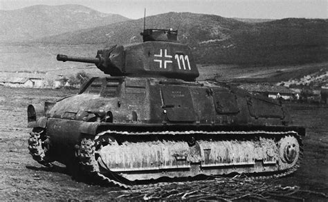 German Somua S 35 Number 111 Of The Panzer Regiment 204 Crimea 1942