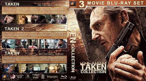 Taken Collection Blu Ray Cover Movie Dvd Covers Seventeen Ray Labels Olds Collection