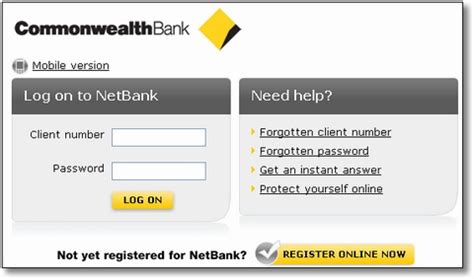 If you don't bank with us, you can open an account in the app. Netbank Logon Commonwealth Bank Of Australia