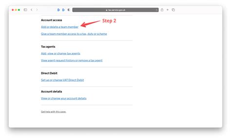 Setting up a team member on HMRC's online Government Gateway - Barnes