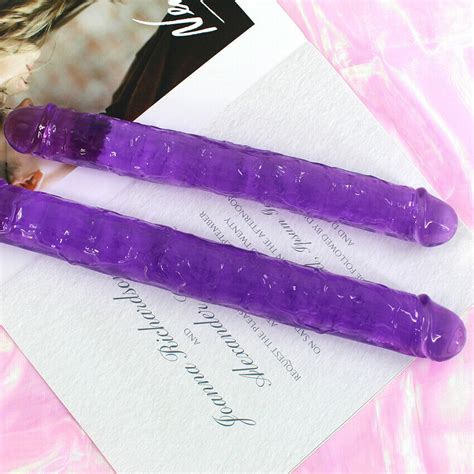 Double Ended Dildo Anal Butt Toy Dual Extra Long Bendable Penis Big Dick Dong EBay