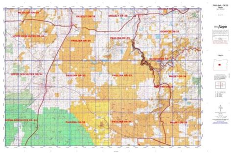 Oregon Unit 35 Topo Maps Hunting And Unit Maps Huntersdomain