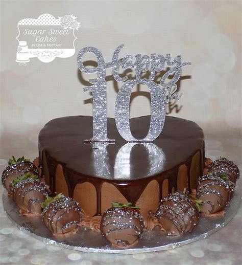 10th Anniversary Decorated Cake By Sugar Sweet Cakes Cakesdecor