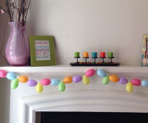 Plastic Easter Egg Garland For The Mantle Easter Egg Garland Easter