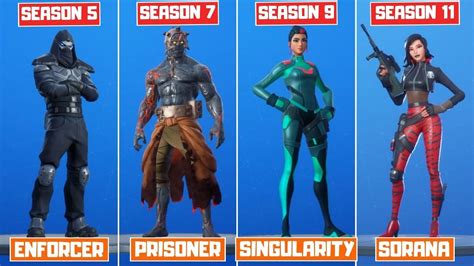 With this being the last. The Evolution of All Mystery Fortnite Skins! (Season 4 ...