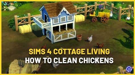 Sims 4 Cottage Living How To Clean Chickens