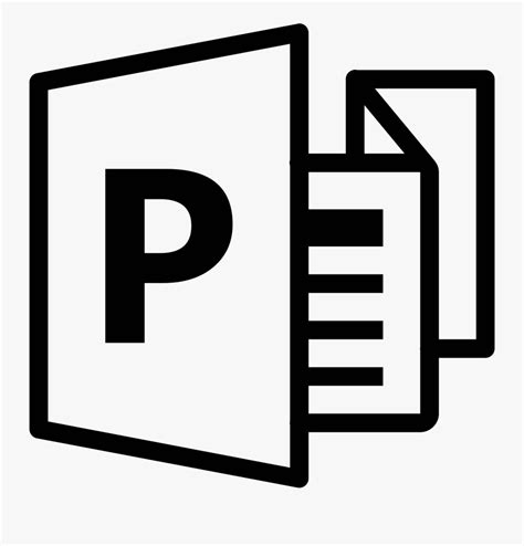 Transparent Microsoft Word Icon Png Microsoft Word Logo Black And