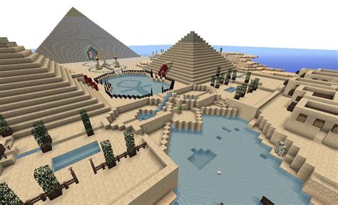 Égypte Minecraft Construction Minecraft Fountain Minecraft