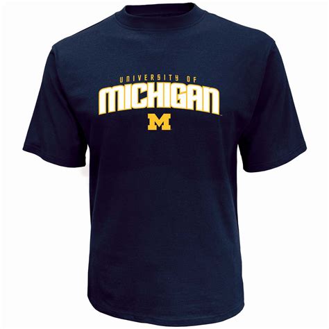 Ncaa Mens Short Sleeve Team T Shirt Michigan Wolverines