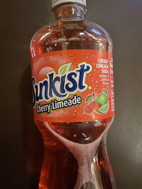 I Found Sunkist Cherry Limeade At My Local Grocery Store Rsoda