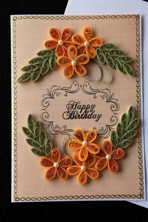 Here you will learn how to make beautiful paper flowers. Flickr | Paper quilling cards, Quilling birthday cards ...