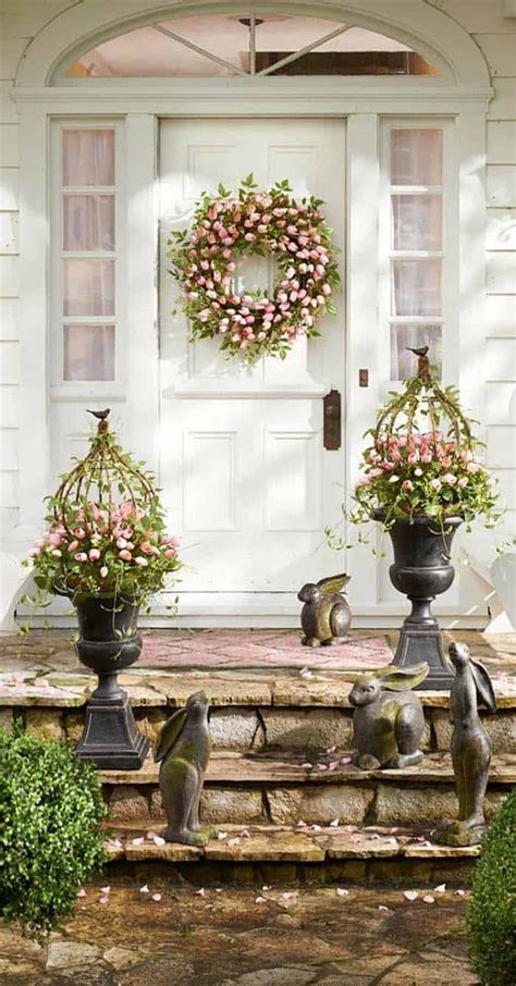 30 Inspiring Ideas To Freshen Up Your Front Porch For Spring Easter
