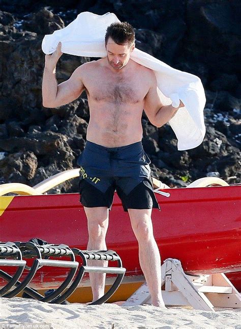 Hugh Jackman Shows Off His Wolverine Body In Hawaii Hugh Jackman