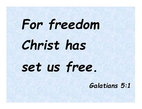 The Freedom Of The Gospel My Sermon On Galatians 5 My Pastoral