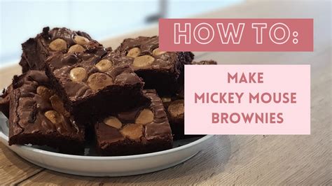 As a food blogger, i don't repeat recipes very often. How to make Mickey Mouse Chocolate Brownies - YouTube