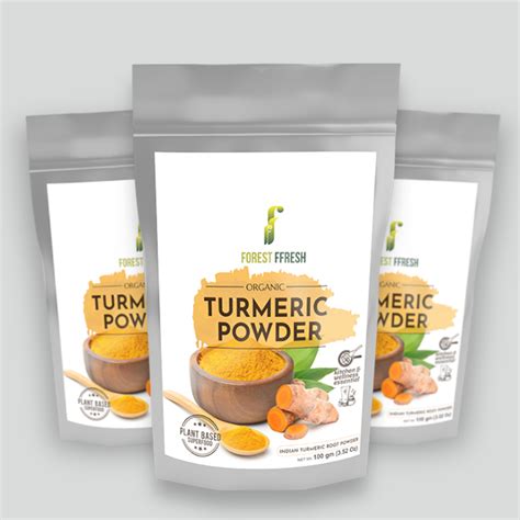 Turmeric Powder Pack Of 3 Forest Ffresh