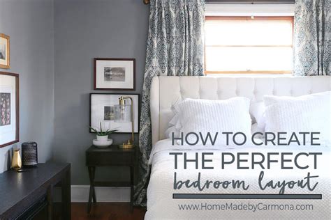 Creating a room layout can often be complicated and time consuming. How To Plan The Perfect Bedroom Layout - Home Made By Carmona
