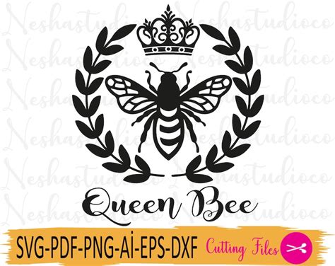 queen bee svg queen bee quotes bee svgboss svgbee etsy