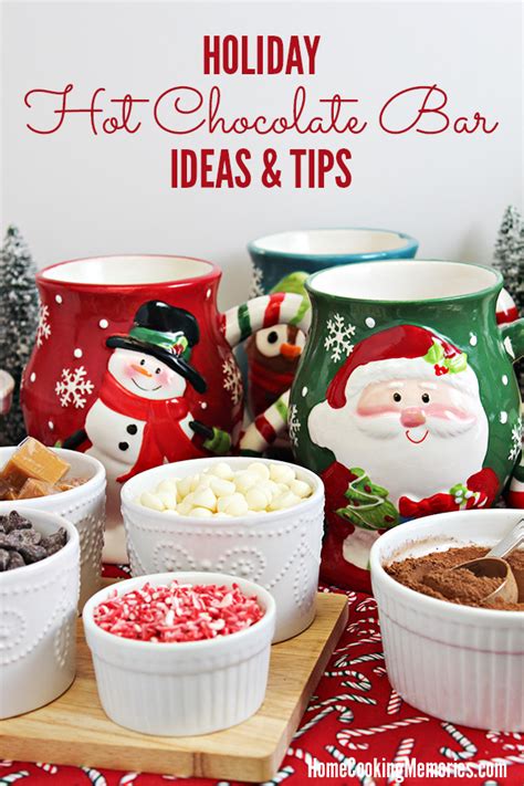 Diy Holiday Hot Chocolate Bar Ideas And Tips Home Cooking Memories