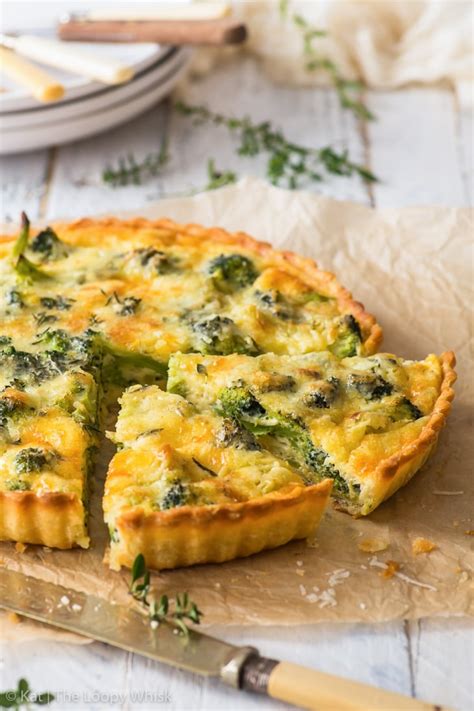 Vegetarian Broccoli Quiche The Loopy Whisk