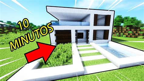 Como Construir A Casa Mais Bonita E FÁcil No Minecraft Em 10 Minutos