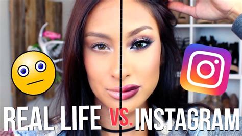 Instagram Vs Real Life Makeup Youtube