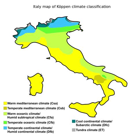 The Climate Of Italy Guides Global