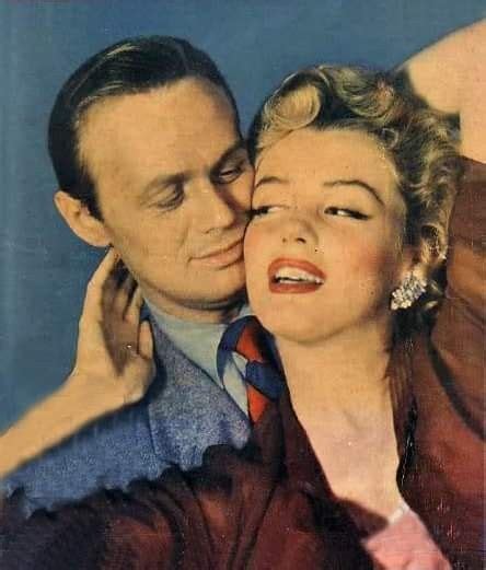 Marilyn Monroe And Richard Widmark In A Publicity Photo For Don T