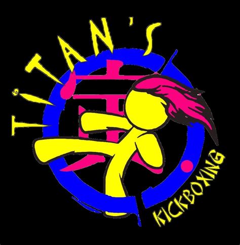 Kickboxing Training Shirt Black Titans Kickboxing