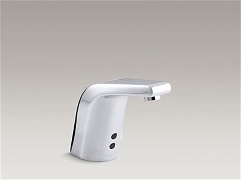 Hands free faucets have become quite common in public restrooms. KOHLER | K-13462 | Sculpted single-hole Touchless AC ...