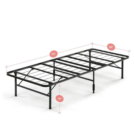 Zinus shawn 14 inch smartbase mattress foundation / platform bed frame. Amazon.com: Zinus 14 Inch SmartBase Mattress Foundation / Cot size / 30" x 75" / Platform Bed ...