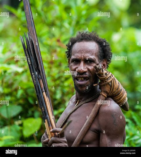 Indonesia Onni Village New Guinea June 24 Portrait Of A Man