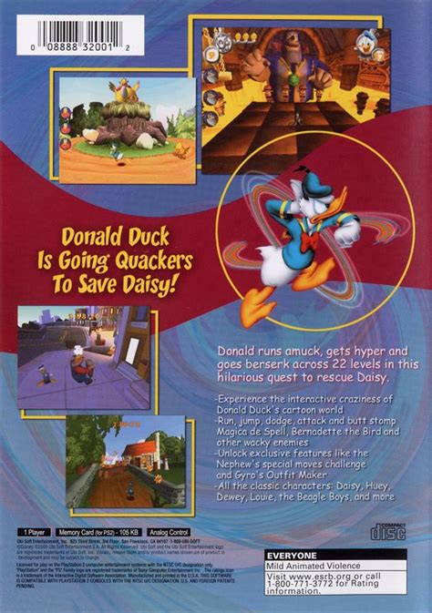 Disneys Donald Duck Goin Quackers Cover Or Packaging Material