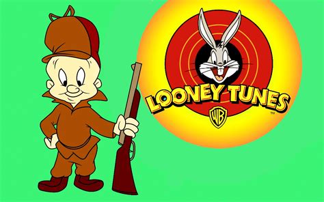 The Hunter Elmer Fudd And Bugs Bunny Looney Tunes Cartoon Wallpaper Hd