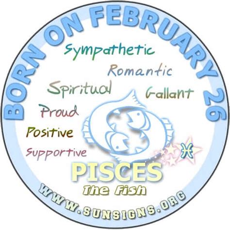 February 26 Zodiac Horoscope Birthday Personality Sunsignsorg