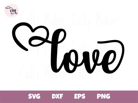 Love Svg Font Layered Svg Cut File Best Free Calligra