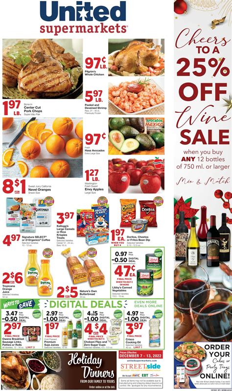 United Supermarkets Ad Circular - 12/07 - 12/13/2022 | Yulak