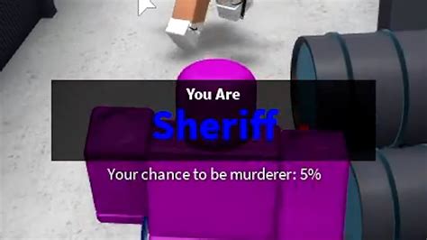 If I Am The Sheriff The Video Ends Roblox Murder Mystery 2 Youtube