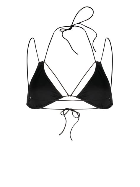 Calvin Klein Strappy Triangle Bikini Top Farfetch
